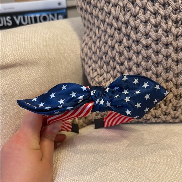 Patriotic Stars and Stripes Kids Headband - Picture 2 of 3